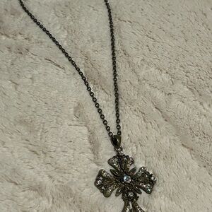 Elegant Cross Pendant Necklace